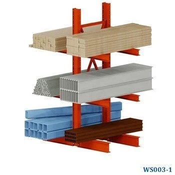 Heavy Duty Single Face Industrial Steel Cantilever Rack (2)