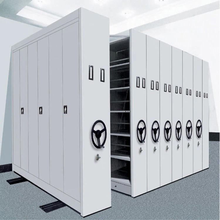 ตู้เก็บไฟล์เคลื่อนที่โลหะความจุสูงในสำนักงาน