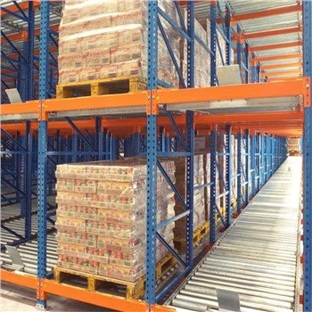 คลังสินค้า FIFO Gravity Pallet Sliding Flow Racking